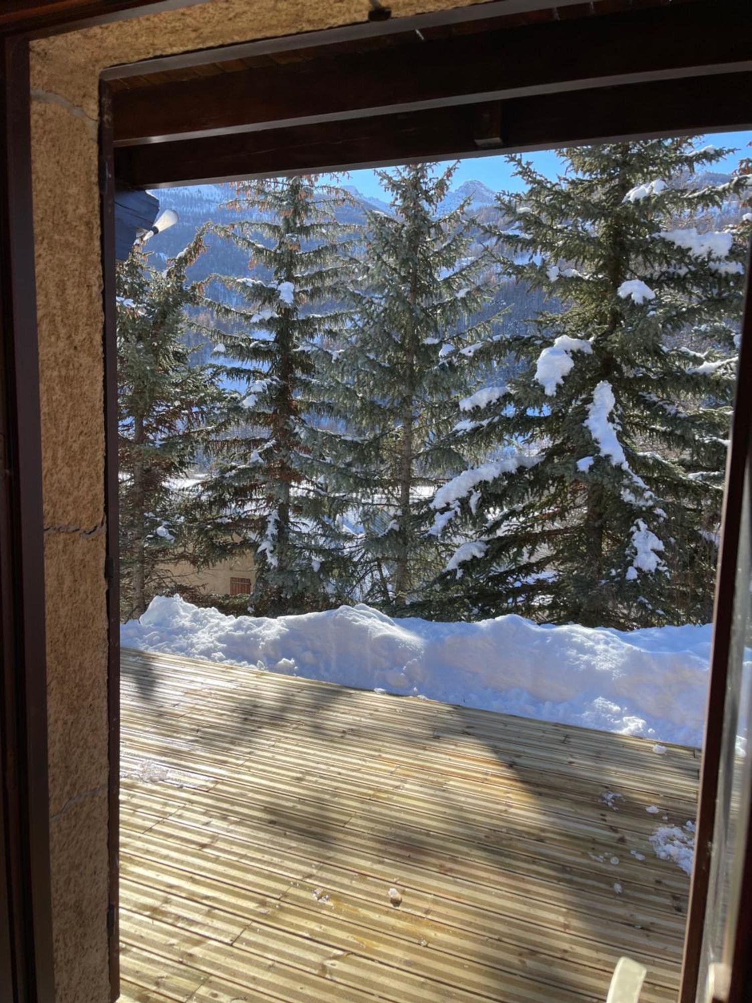Serre Chevalier Studio 30 M2 Coin Montagne A 8 Minutes Des Pistes Saint-Chaffrey Esterno foto