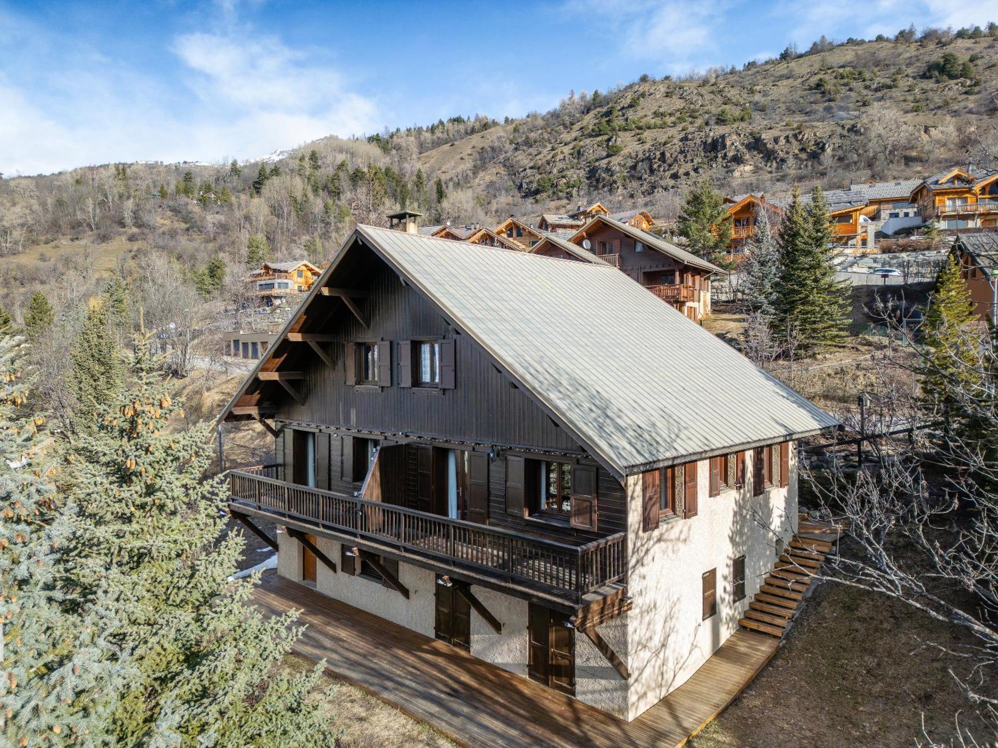 Serre Chevalier Studio 30 M2 Coin Montagne A 8 Minutes Des Pistes Saint-Chaffrey Esterno foto